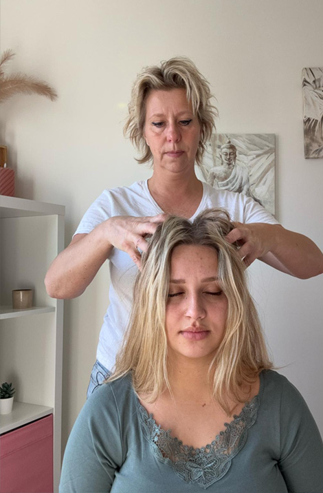 indiase hoofdmassage