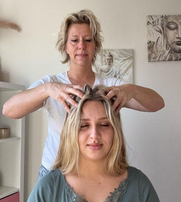 indiase hoofdmassage